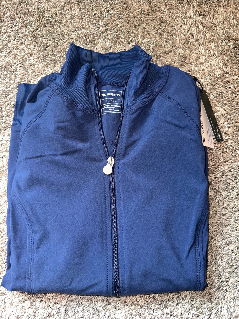 Infinity Zip-Front Scrub Jacket